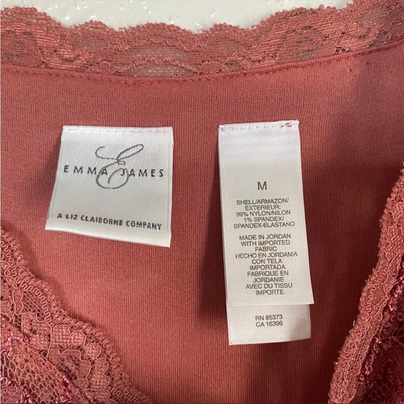 Emma Jones Lace Blouse Valentine's Boho Top Size M - Picture 3 of 7